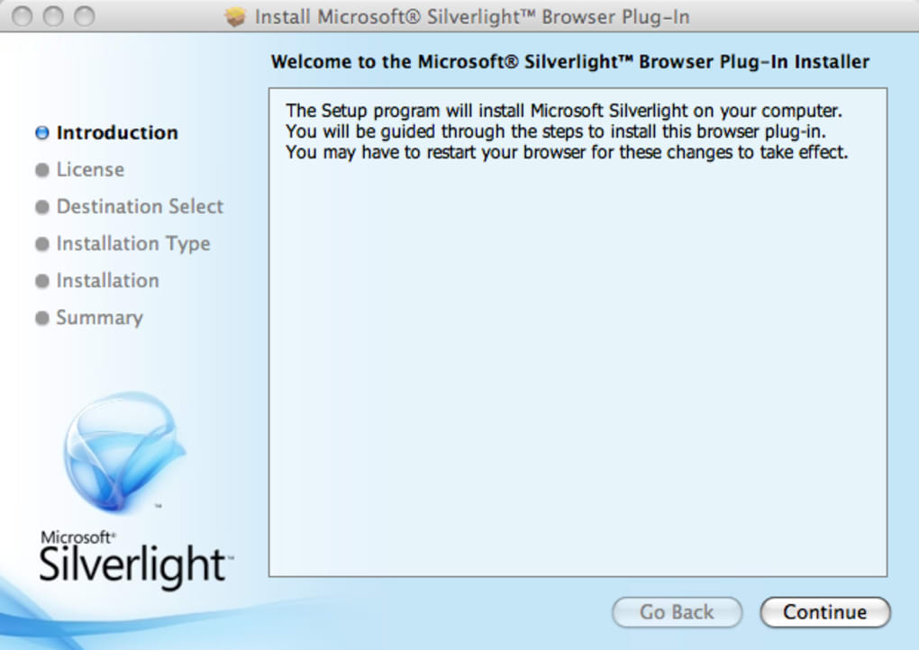 Microsoft silverlight plugin download mac free